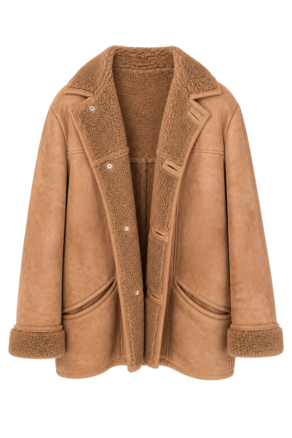 Vintage Brown Sheepskin Outerwear | The Weight of Winter, Relover