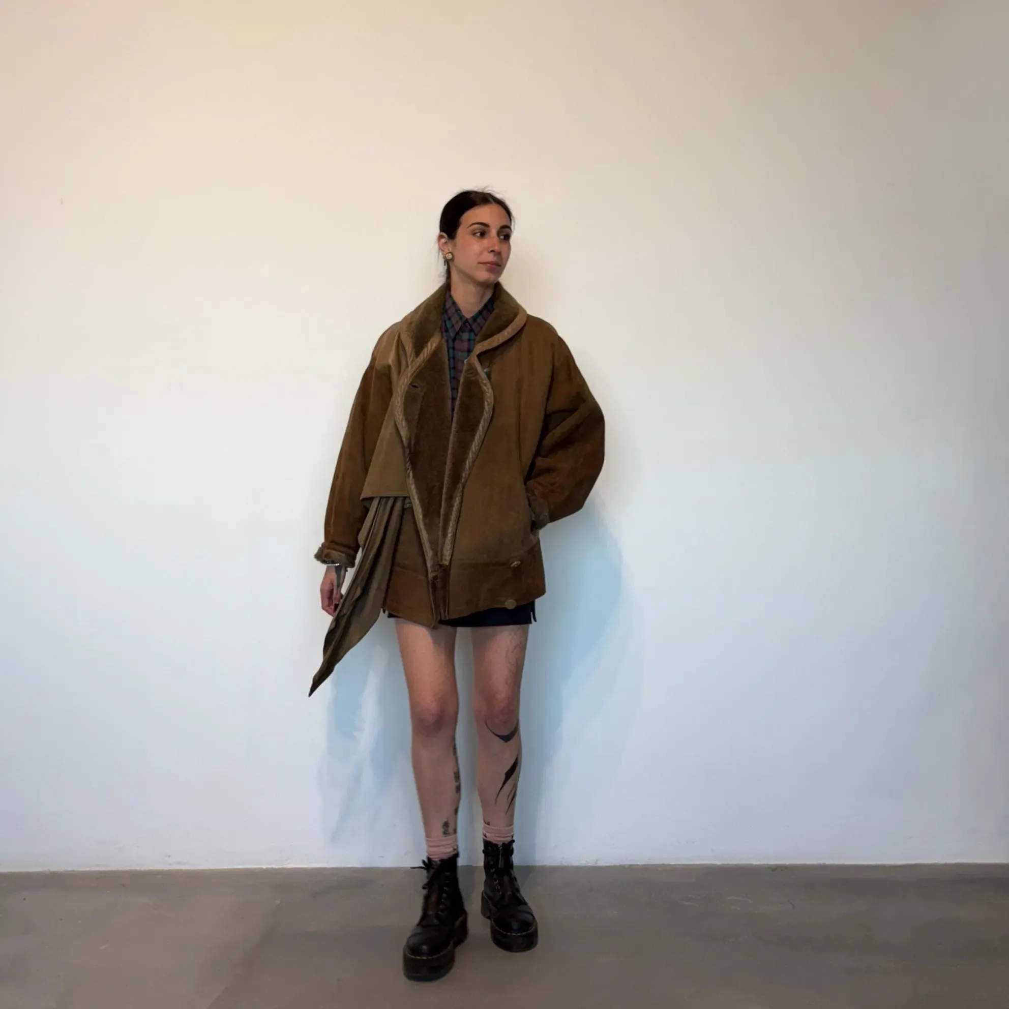 Vintage Brown Vintage Shearling Coat, seller photo 1 | The Weight of Winter, Relover