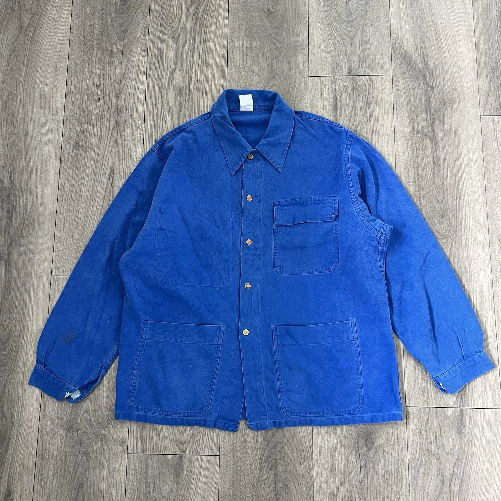 adolphe lafont Blue 100% Cotton Outerwear, seller photo 1 | The Worker's Layer, Relover