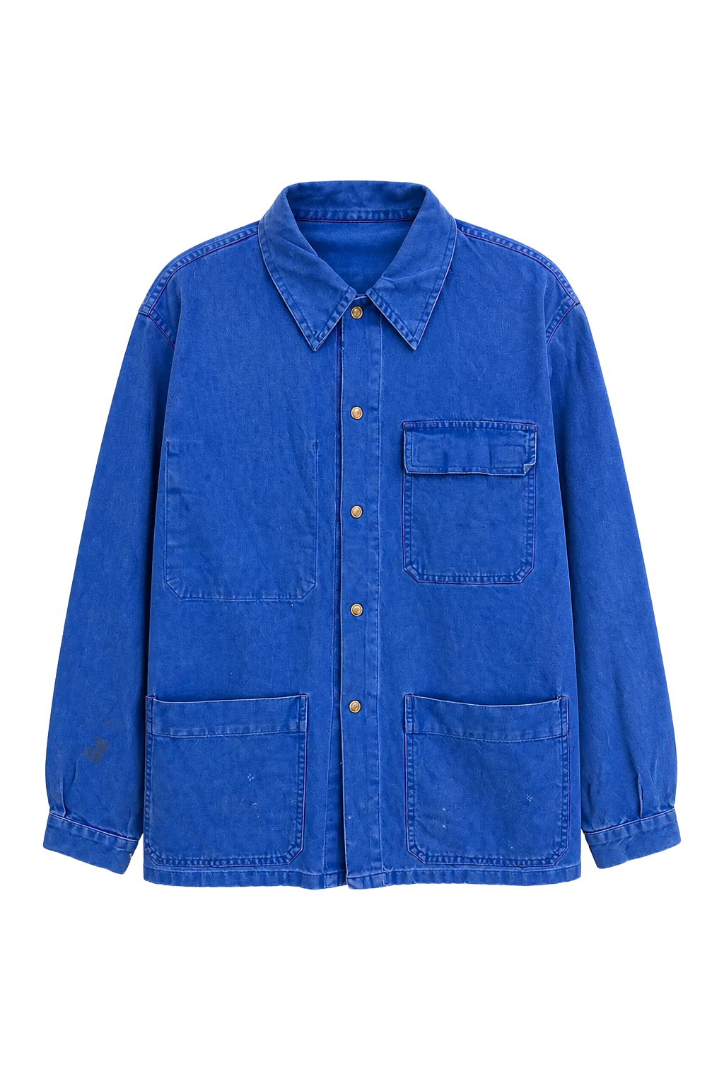 adolphe lafont Blue 100% Cotton Outerwear | The Worker's Layer, Relover