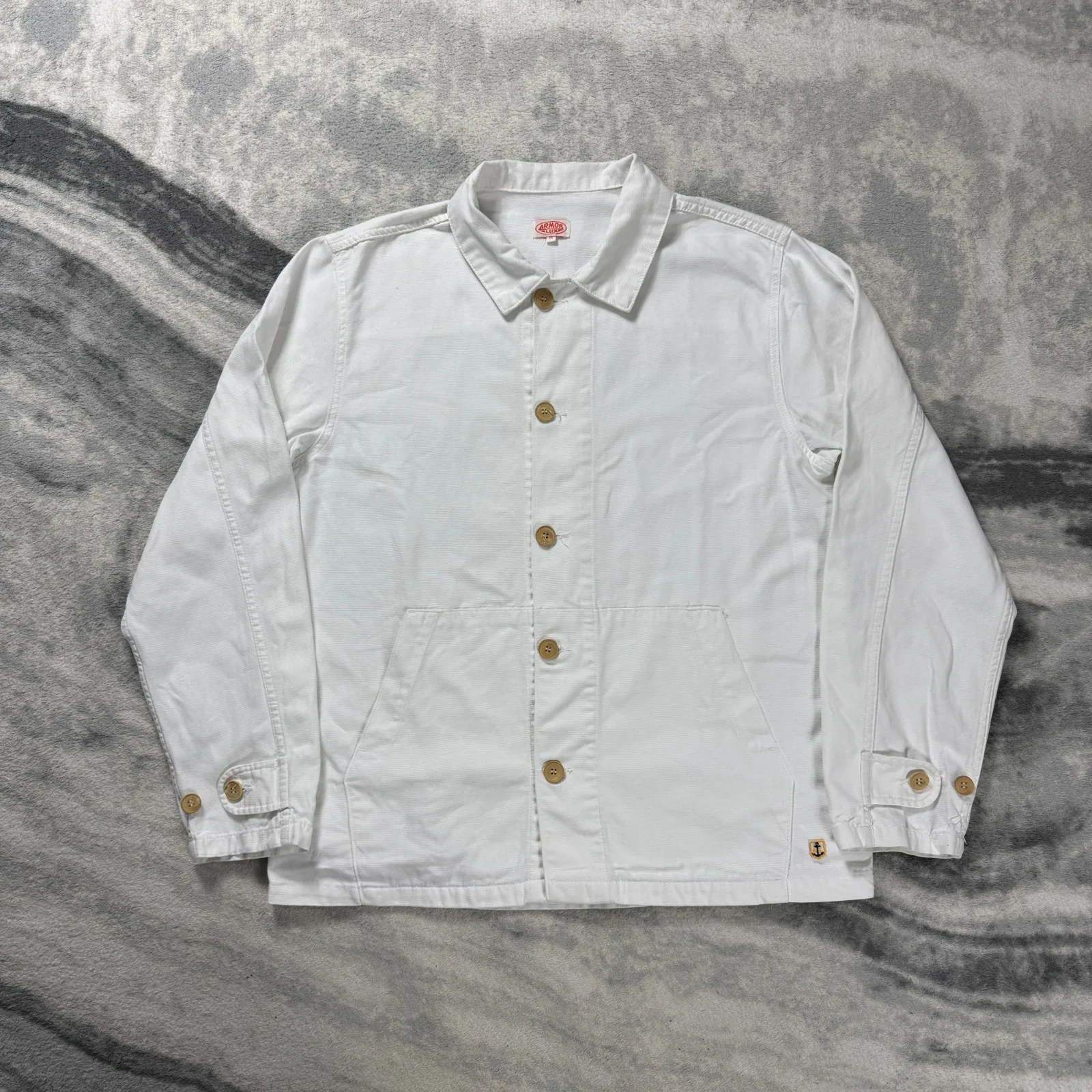 Armor Lux White See Listing Outerwear, seller photo 1 | The Worker's Layer, Relover