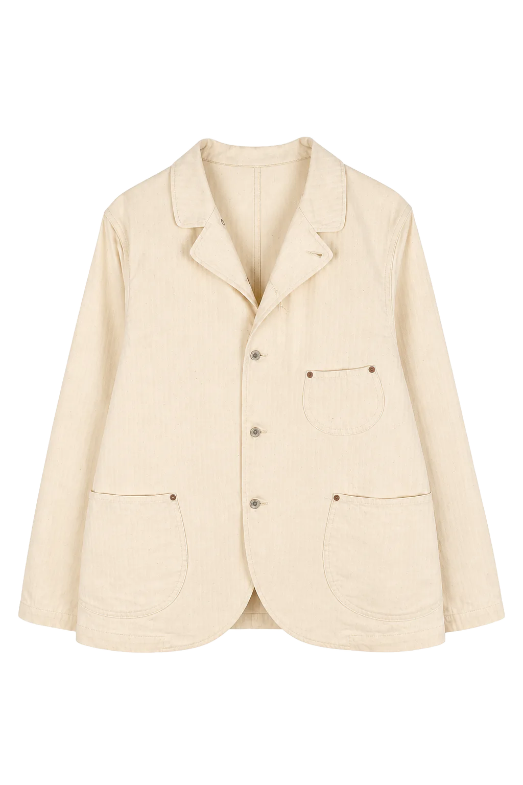 Ordinary Fits Beige Cotton Outerwear | The Worker's Layer, Relover