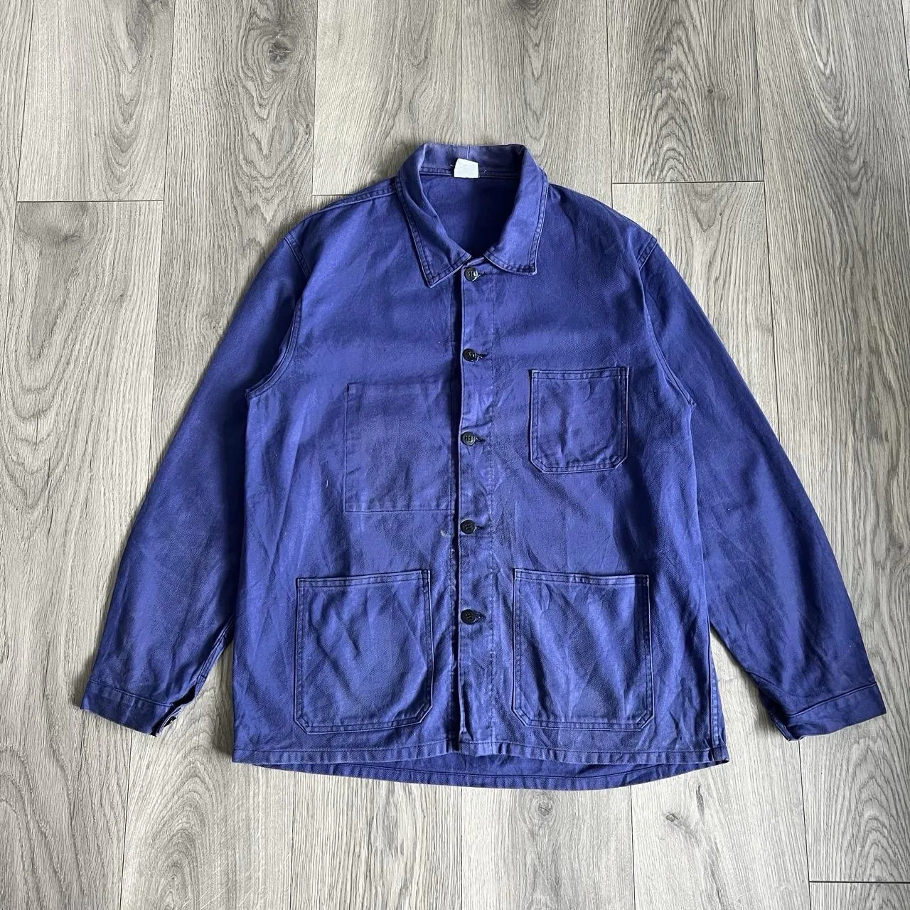 Vintage Blue 100% Cotton Outerwear, seller photo 1 | The Worker's Layer, Relover