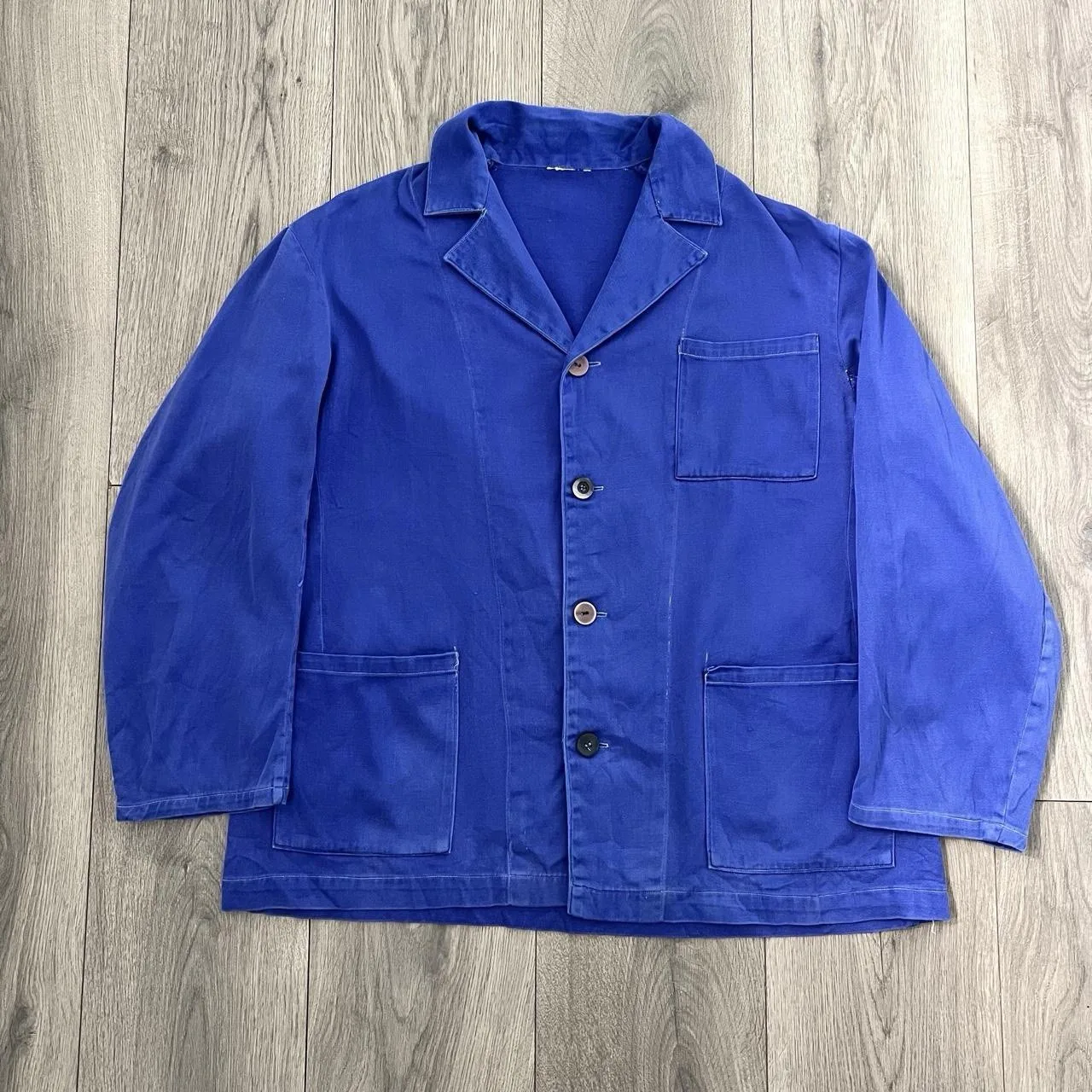 Vintage Blue 100% Cotton Outerwear (M), seller photo 1 | The Worker's Layer, Relover