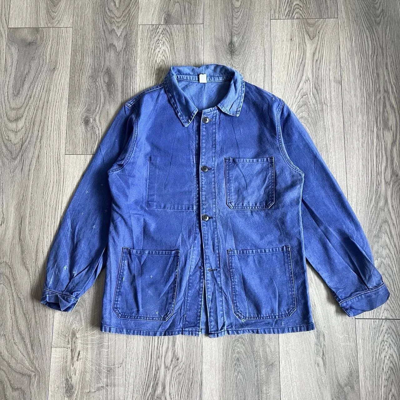 Vintage Blue 100% Cotton Outerwear (2), seller photo 1 | The Worker's Layer, Relover