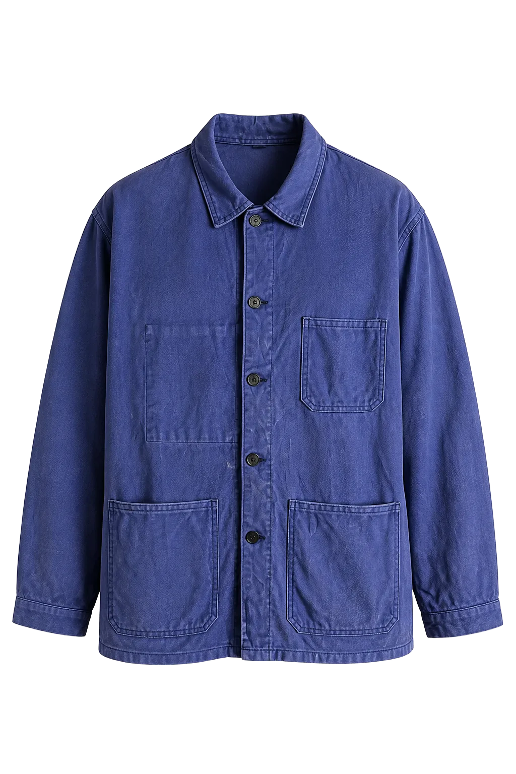 Vintage Blue 100% Cotton Outerwear | The Worker's Layer, Relover