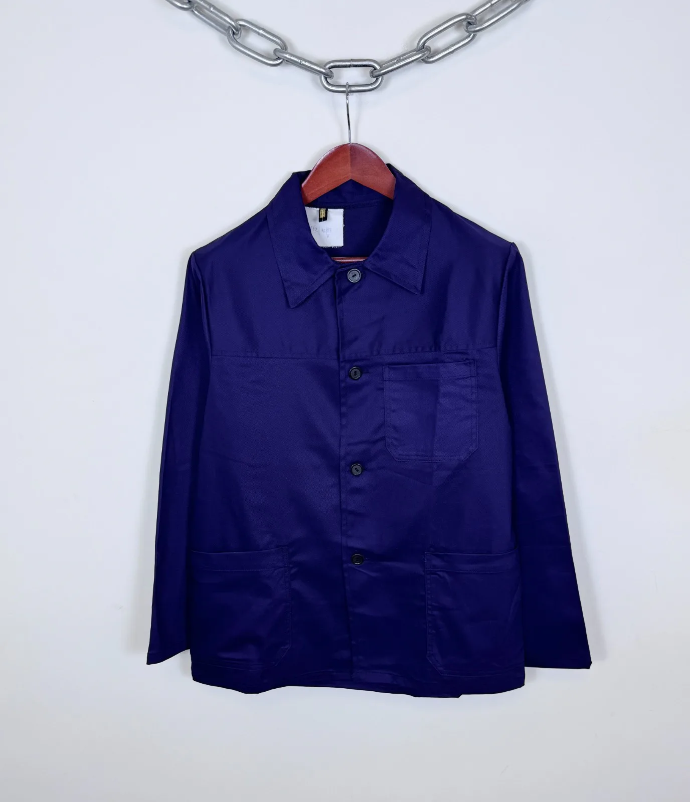Vintage Blue Baumwolle Outerwear, seller photo 1 | The Worker's Layer, Relover