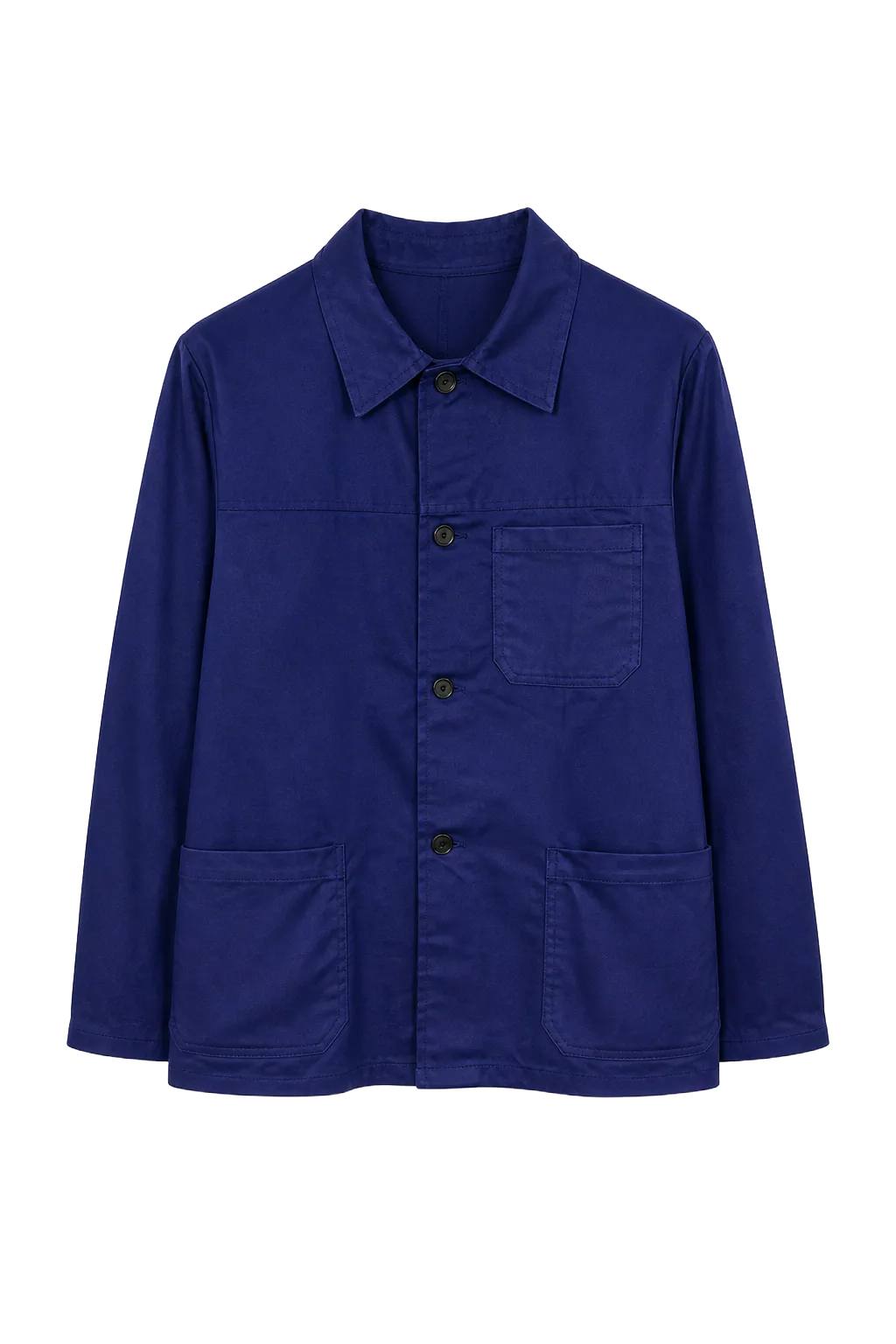 Vintage Blue Baumwolle Outerwear | The Worker's Layer, Relover