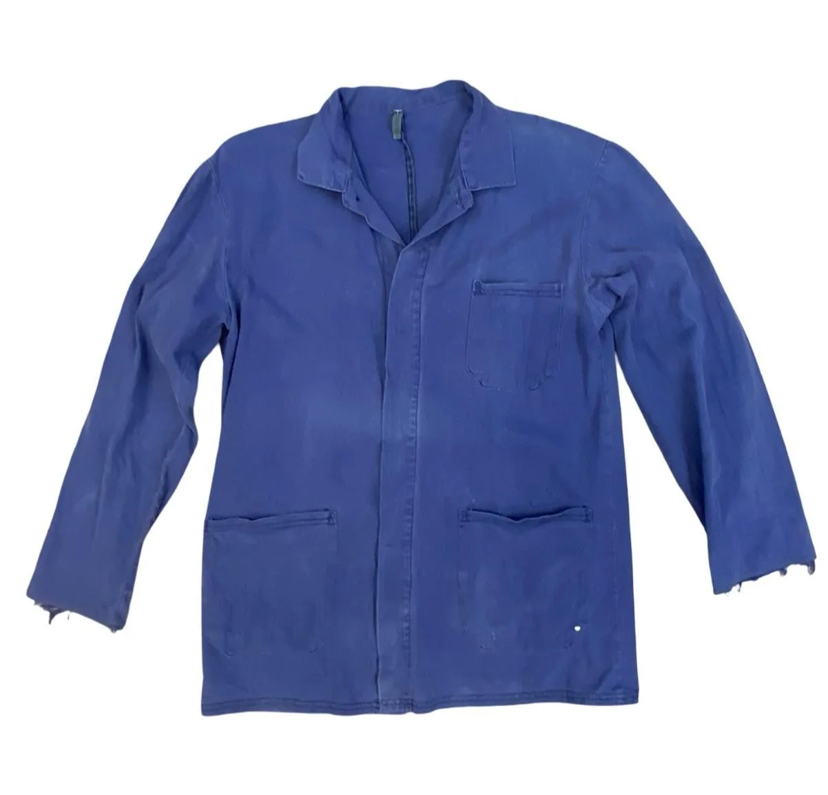 Vintage Blue Cotton Outerwear, seller photo 1 | The Worker's Layer, Relover
