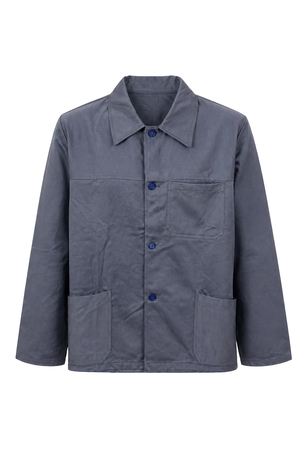 Vintage Grey Baumwolle Outerwear | The Worker's Layer, Relover